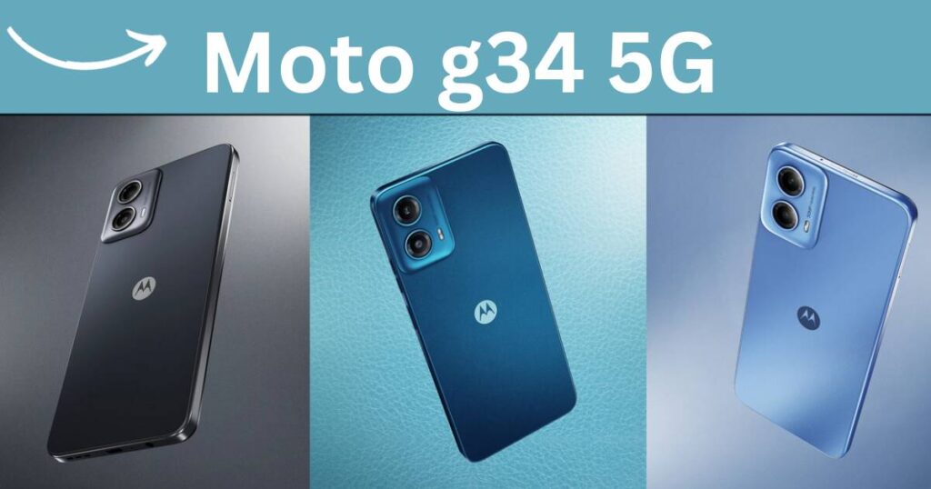 Moto g34 5G AMAZING COLOUR VARIANT LOOKS FEATURE IMAGE